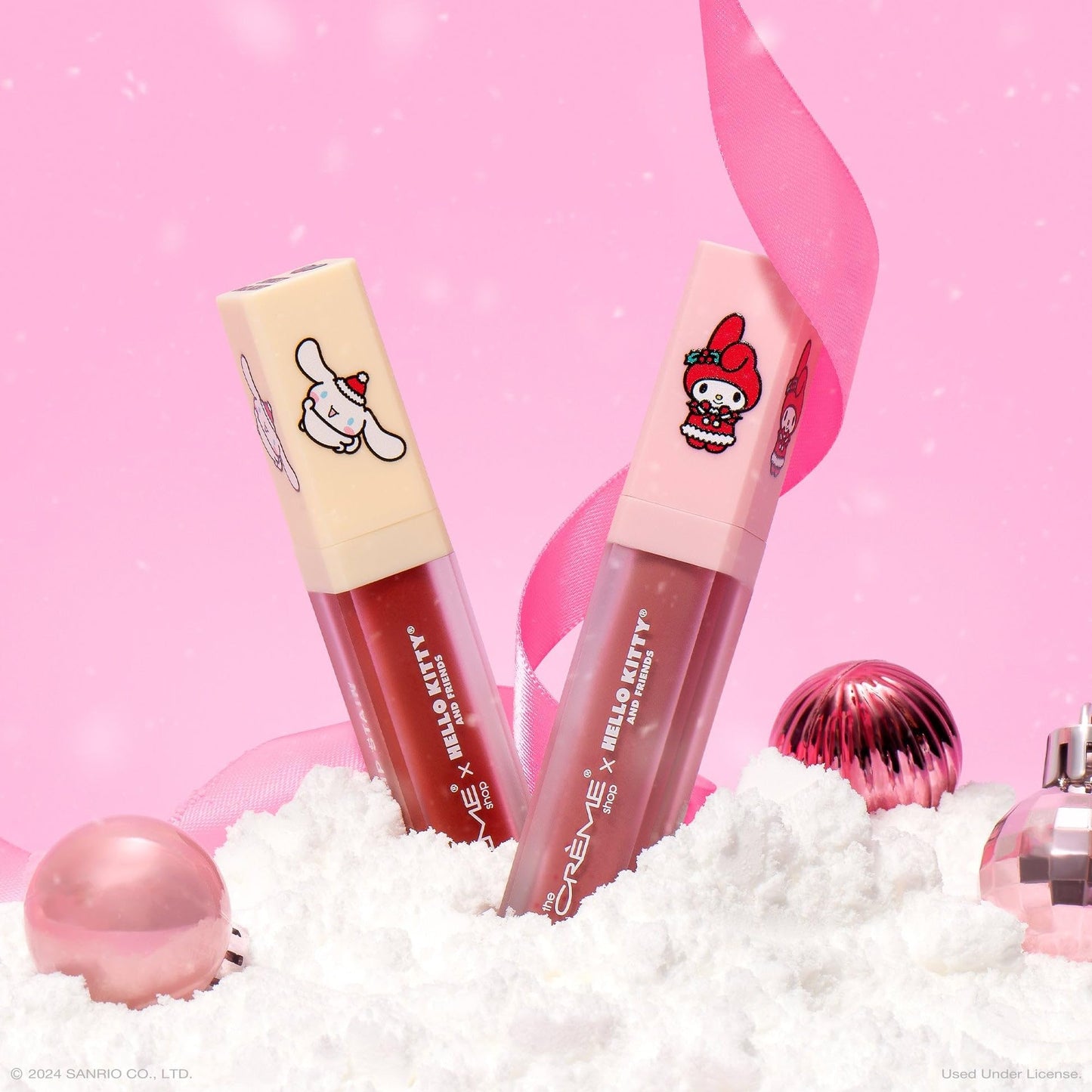 The Crème Shop x Hello Kitty & Friends Velvet Lip Stain - Lip Tint, Long Lasting Waterproof Lip Stain, Gifts for Her, Stocking Stuffers (Sweet Beauty & Personal Care The Crème Shop