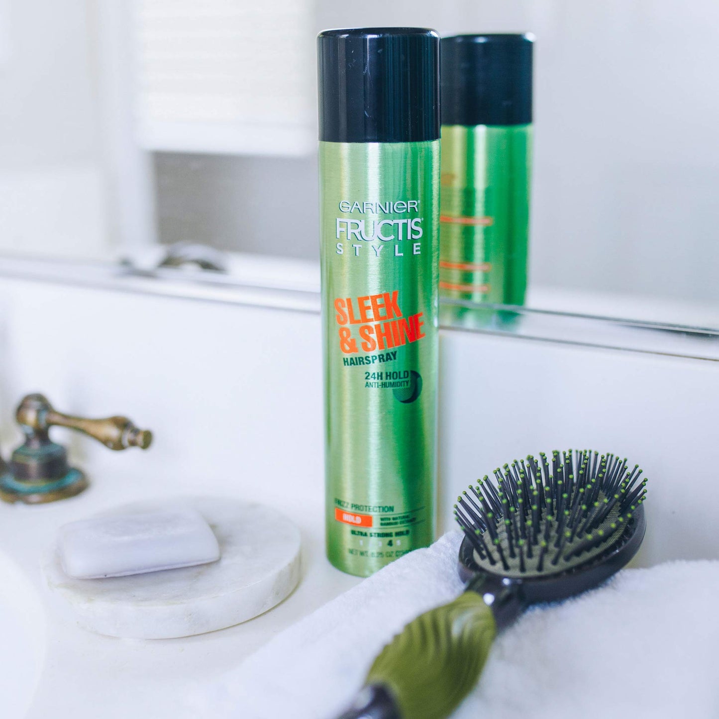 Garnier Hair Care Fructis Style Sleek and Shine Anti-humidity Hairspray, 2 Count Beauty & Personal Care Garnier