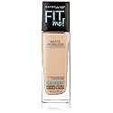Maybelline New York Fit Me Matte Plus Pore Less Foundation Makeup, Natural Ivory, 1 Fluid Ounce Beauty & Personal Care MAYBELLINE