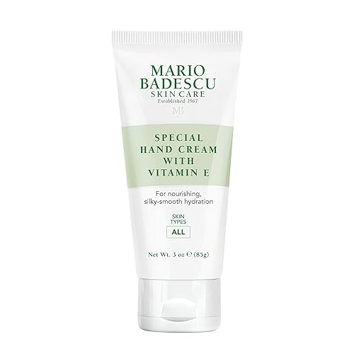 Mario Badescu Unscented Hand Cream with Vitamin E for Men and Women, Non-Greasy, Light and Fast-Absorbing Hand Cream for Dry Cracked Hands, Ideal Beauty & Personal Care Mario Badescu