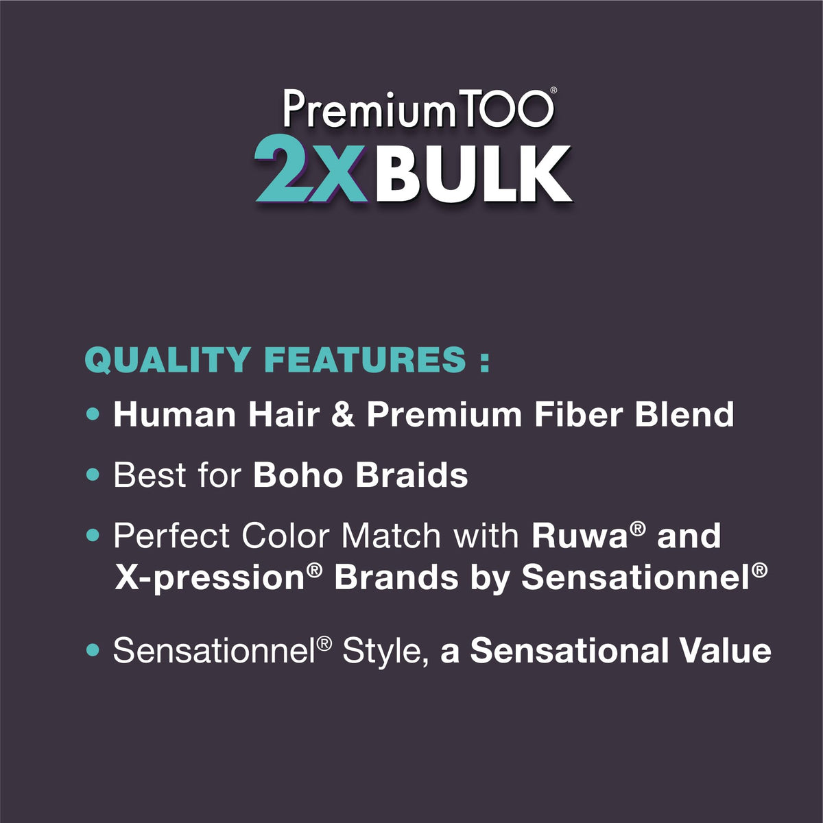 Sensationnel PremiumToo Bulk Weaving-2X Burmese Curl,22 inch, S4/30