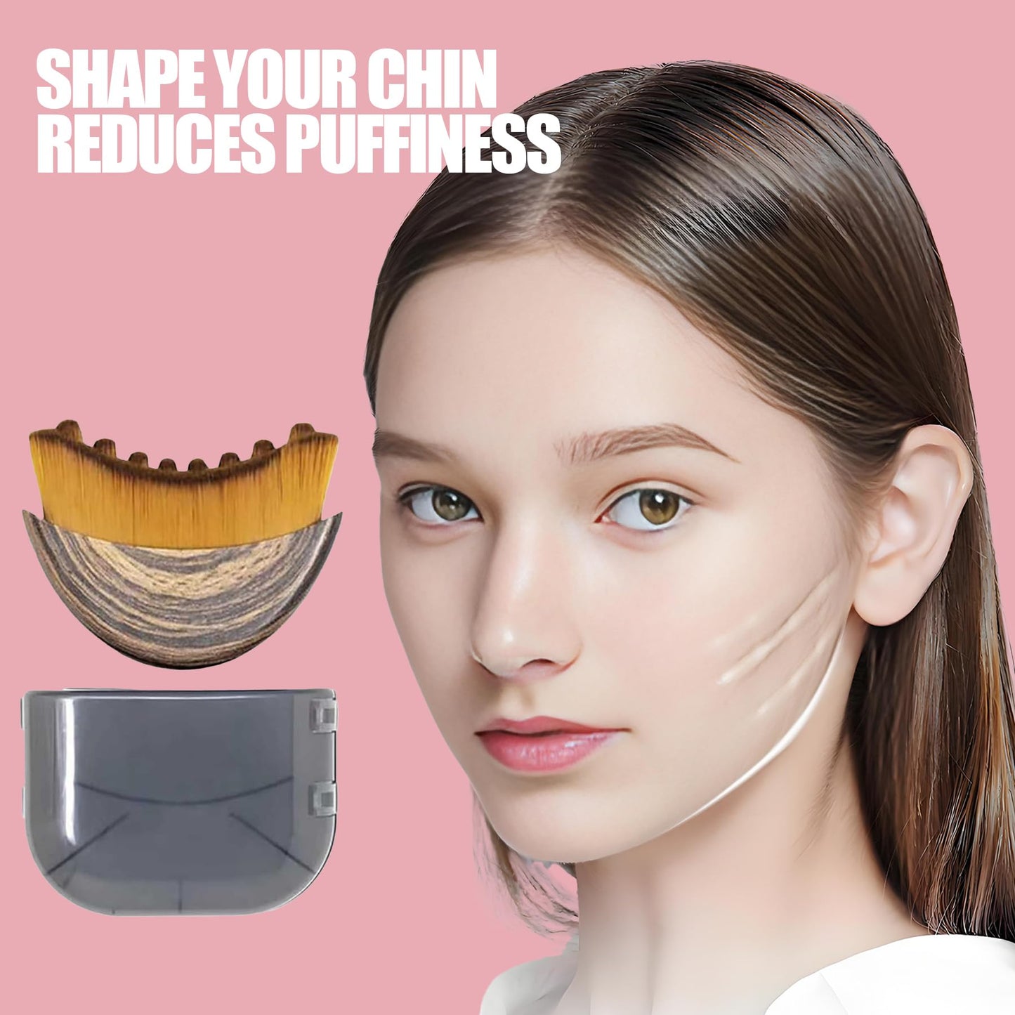Lymphatic Contour Face Brush Lymphatic Drainage Massager Double Chin Reducer Lymphatic Drainage Brush for Face Ergonomically Designed to Fit The Skin Beauty and Personal Care FLAHOLD