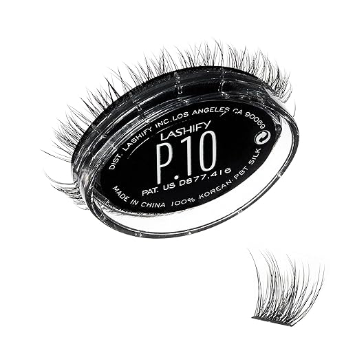 Lashify Plushy 10mm Gossamer Lashes in Black, Easy DIY False Lashes for a Voluminous Yet Still Natural Look Beauty & Personal Care Lashify