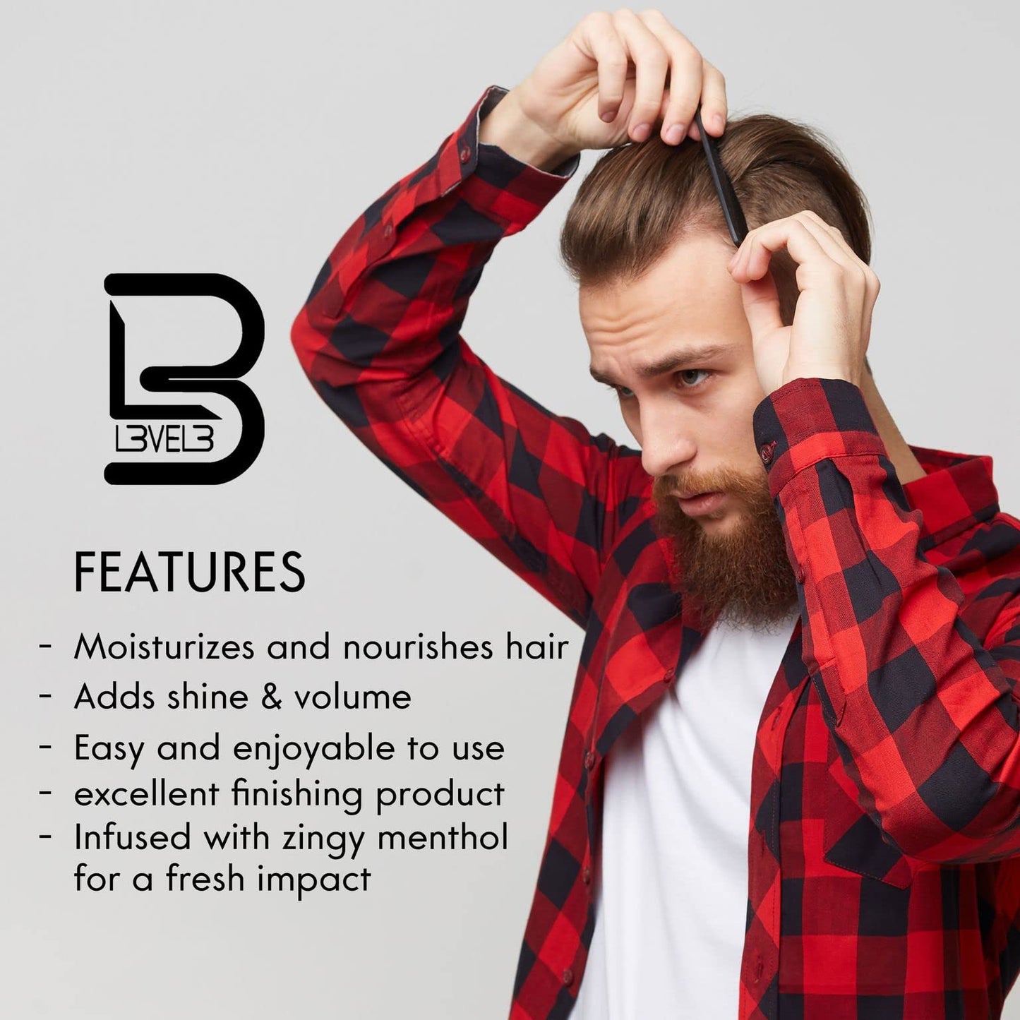 L3 Level 3 Hair Tonic - Hair Moisturizer for Women and Men - Fresh Impact for Extra Shine and Hair Volume Beauty & Personal Care L3