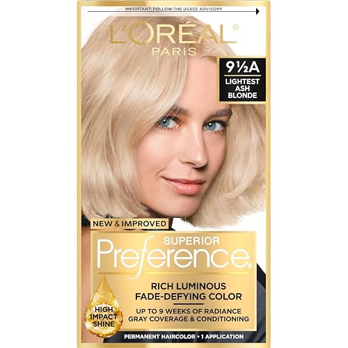 L'Oreal Superior Preference - 9-1/2A Lightest Ash Blonde (Cooler) 1 Each (Pack of 2) Beauty & Personal Care L'Oreal Paris