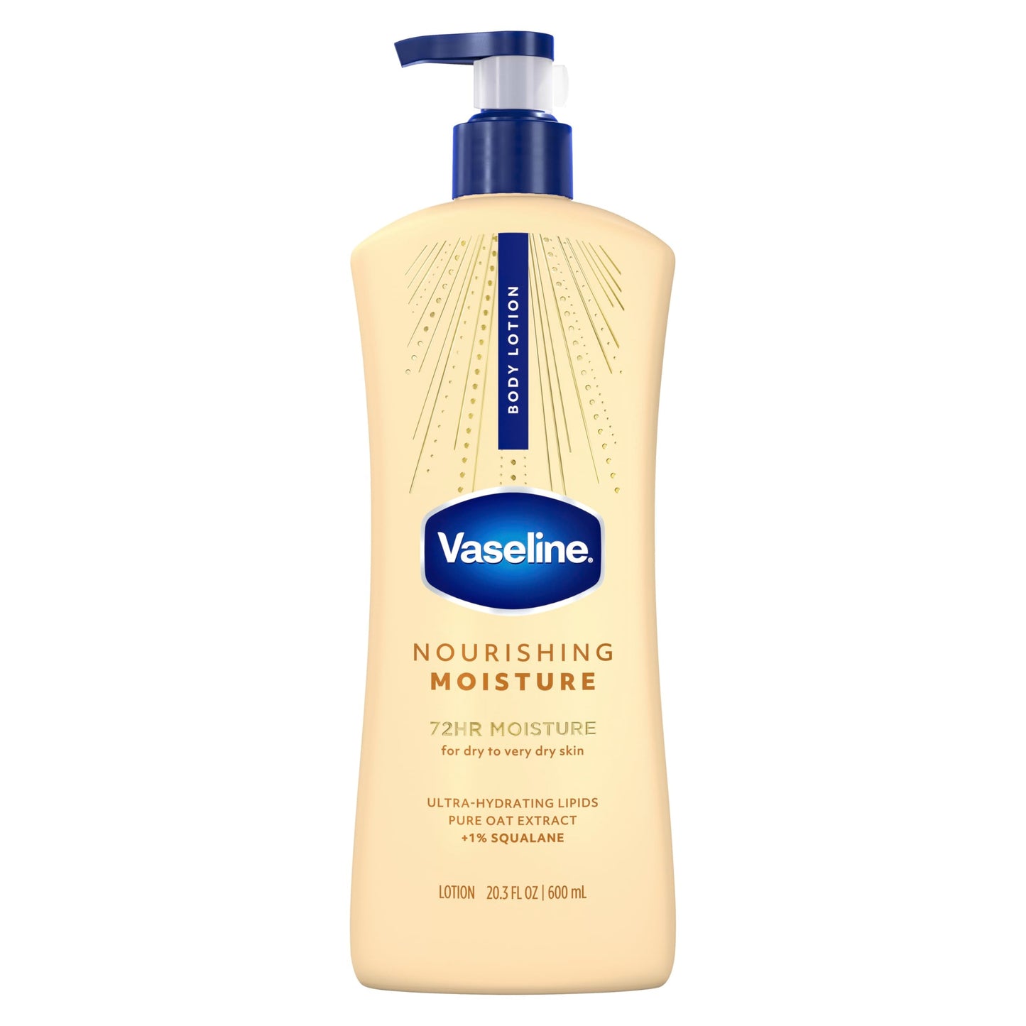 Vaseline Nourishing Moisture Nourishing Moisture Body Lotion for Dry Skin, Made with Ultra-Hydrating Lipids + Pure Oat Extract for Nourished Beauty & Personal Care Vaseline