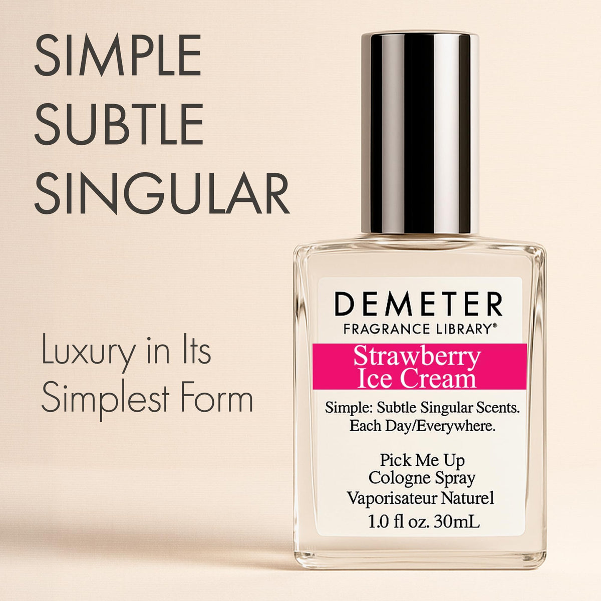 DEMETER Natural Perfume Spray Cologne for Women, Strawberry Ice Cream, 1 oz Beauty & Personal Care DEMETER
