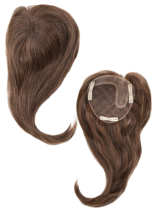 ADD-ON LEFT Human Hair/HF Synthetic Blend Topper by Envy, 5PC Bundle: Topper, 4oz Mara Ray Luxury Shampoo & Conditioner, Wide Tooth Comb, and 19 Page Beauty & Personal Care Belle of Hope Mara Ray
