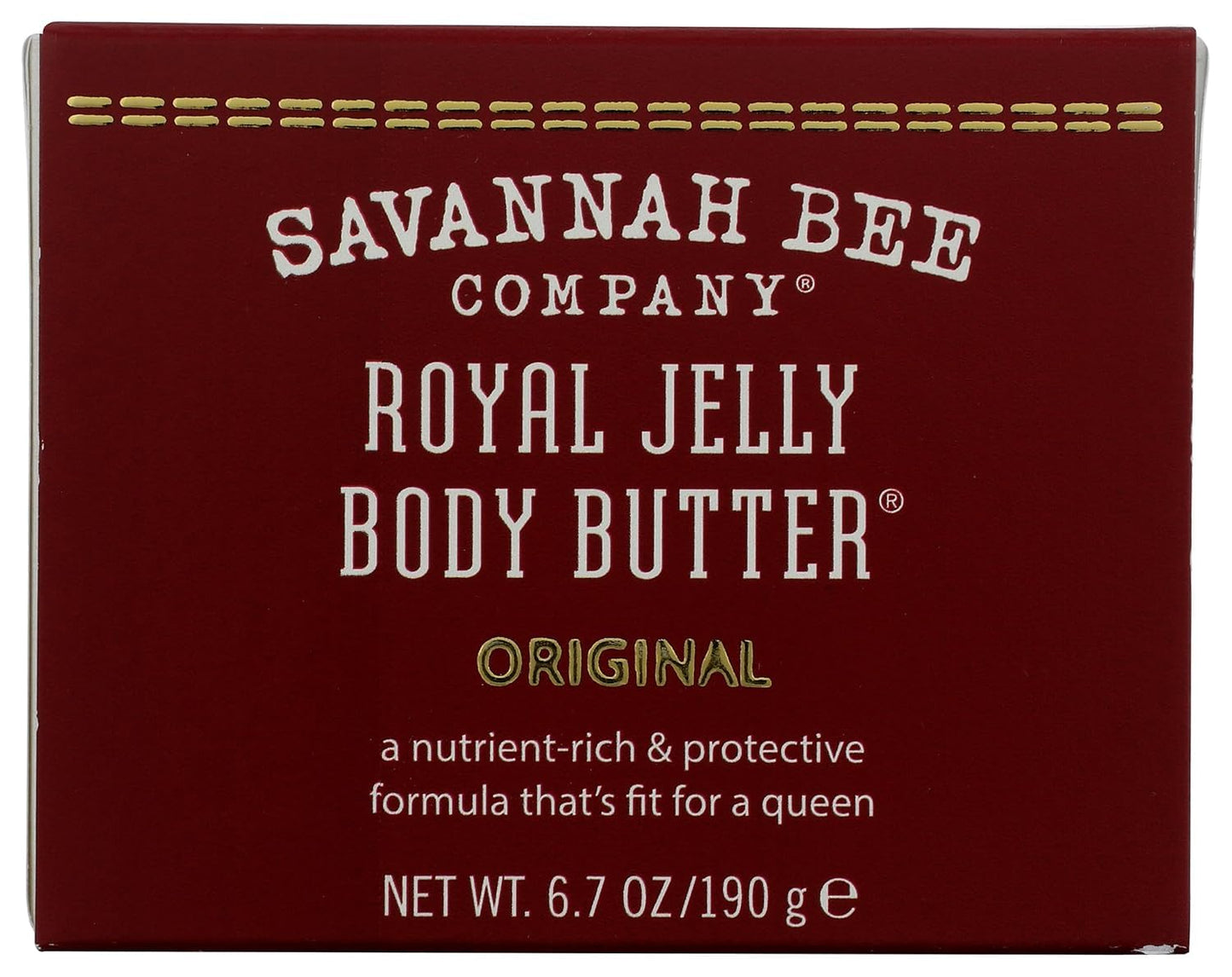 Savannah Bee Company Royal Jelly Body Butter - Deep Hydrating Body Butter - Original Beauty & Personal Care Savannah Bee Company
