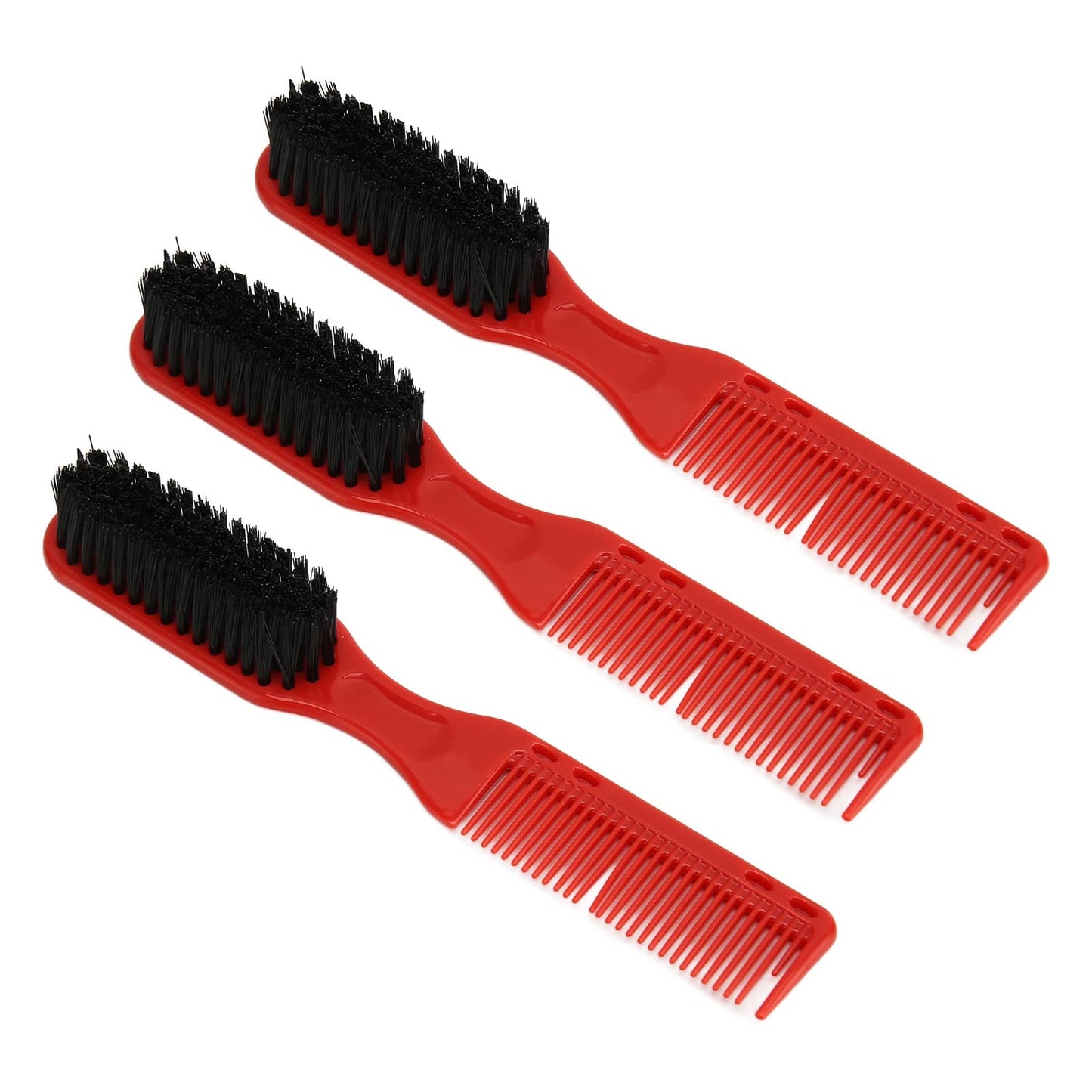 3-Piece Double-Ended Men's Hair & Beard Styling Brush Set - Multifunctional Haircut & Grooming Brushes Beauty and Personal Care Srliya