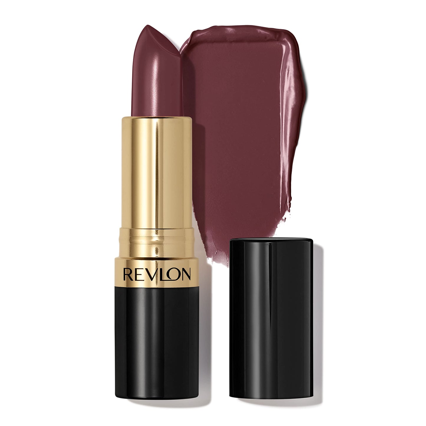 Revlon Super Lustrous Lipstick, Creamy Formula For Soft, Fuller-Looking Lips, Moisturized Feel, 045 Naughty Plum, 0.15 oz Beauty & Personal Care REVLON