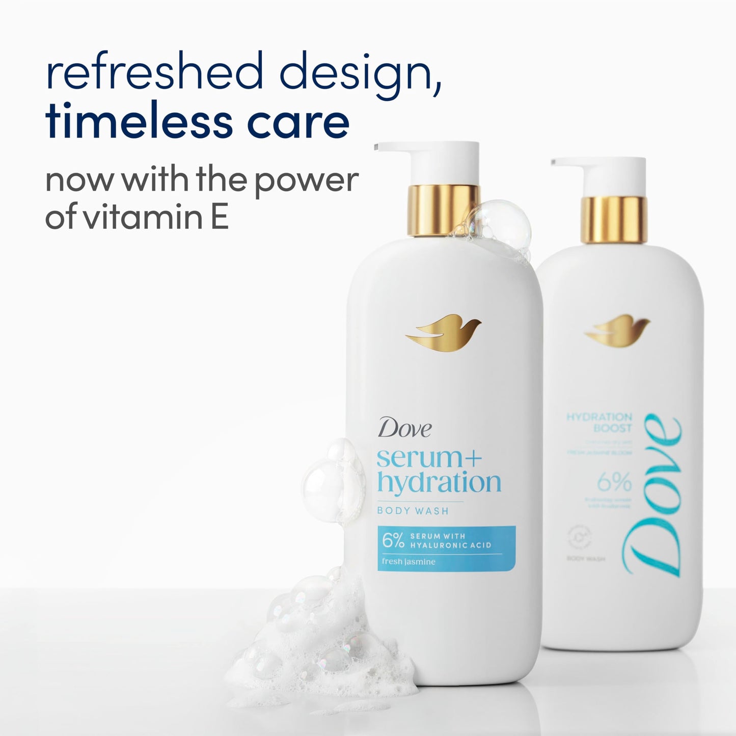 Dove Body Wash Hydration Boost Actively drenches dry skin 6% hydration serum with hyaluronic 18.5 oz Beauty & Personal Care Dove
