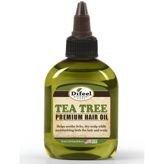 Difeel Premium Natural Hair Oil - Tea Tree Oil for Dry Scalp 2.5 Ounce Beauty & Personal Care Difeel