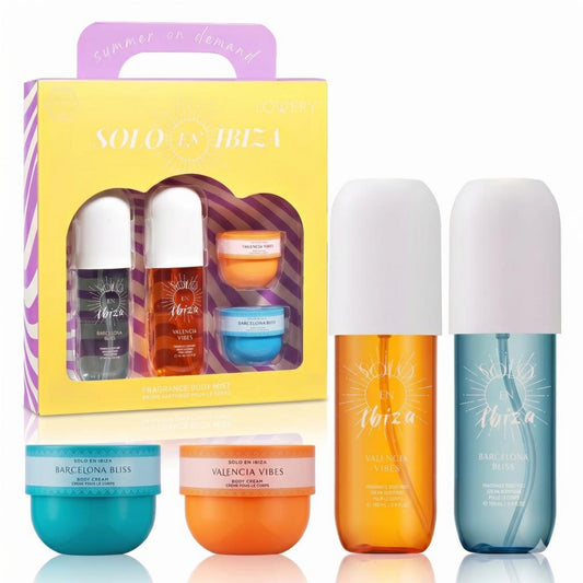 Solo En Ibeza Fragrance Set Mini | Bum Bum Cream & Body Mist Set | Fragrance Gift Set for Women | Travel Size Lotion & Spray Kit | Rio de Janeiro Beauty & Personal Care Solo en Ibiza