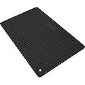Vincent Heat Resistant Silicone Tool Mat For Styling and Barber Station | For Curling Irons, Flat Irons, Hot Styling Tools (Black) Beauty & Personal Care Vincent