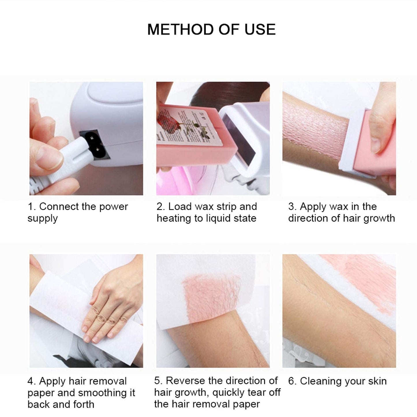 FILFEEL Roll On Wax Warmer with Double Cartridges, Professional Hair Removal Wax Heaters Hair Roller Epilator Wax Machine for Hair, Leg, Face, Armpit Beauty and Personal Care FILFEEL