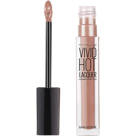 Maybelline New York Color Sensational Vivid Hot Lacquer Lip Gloss, Tease, 0.17 fl. oz. Beauty & Personal Care MAYBELLINE
