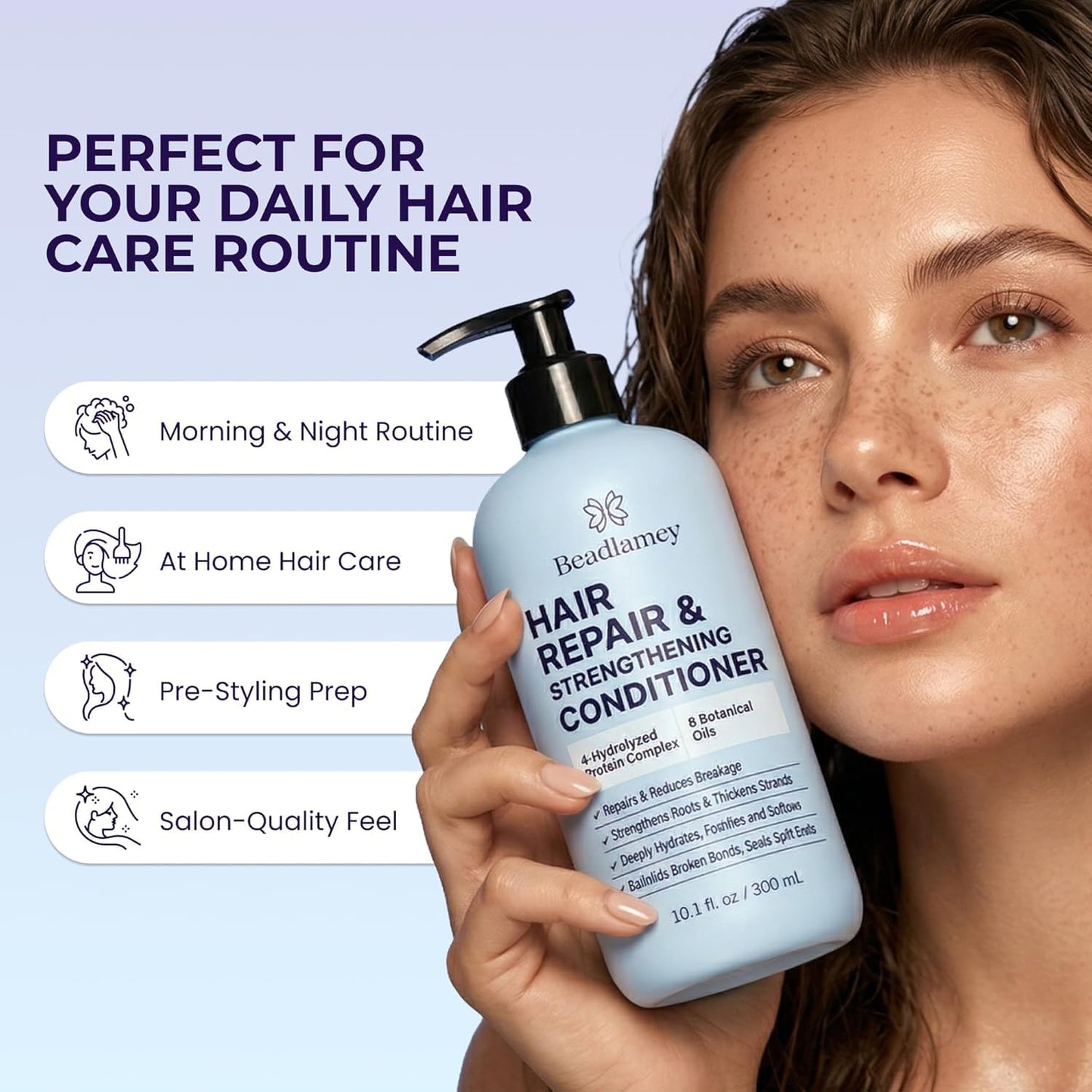 Biotin Shampoo & Conditioner Set For Longer Hair: Promotes Healthy Hair Growth, Strengthens Damaged Hair, Prevents Hair Breakage, Infused With Biotin Beauty & Personal Care Beadlamey ?