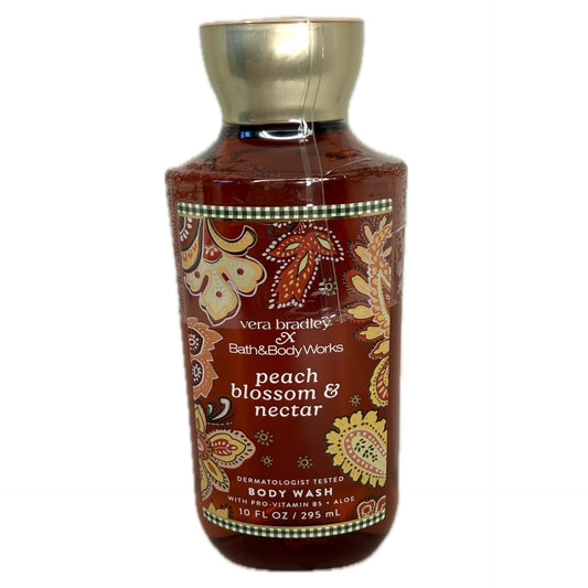 Bath & Body Works Peach Blossom & Nectar Body Wash - Sweet Peach Floral Daily Shower Gel Beauty & Personal Care Bath & Body Works