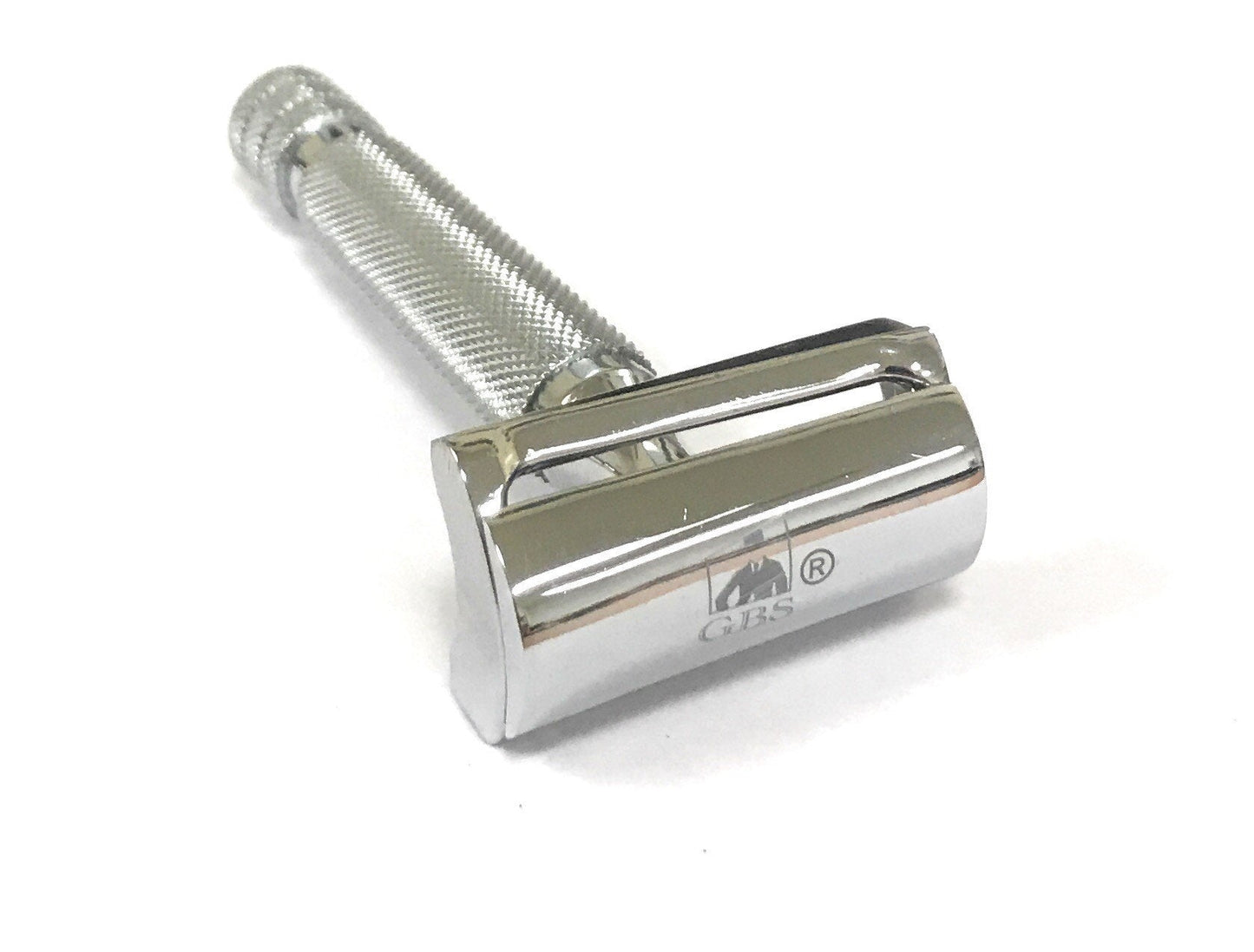 G.B.S Stylish Shaving Set, Tall Heavy Duty Knurled Slant Razor, Chrome Shaving Bowl, Natural Shaving Soap, Razor Case, Brush and Razor Stand, 10 Beauty and Personal Care G.B.S