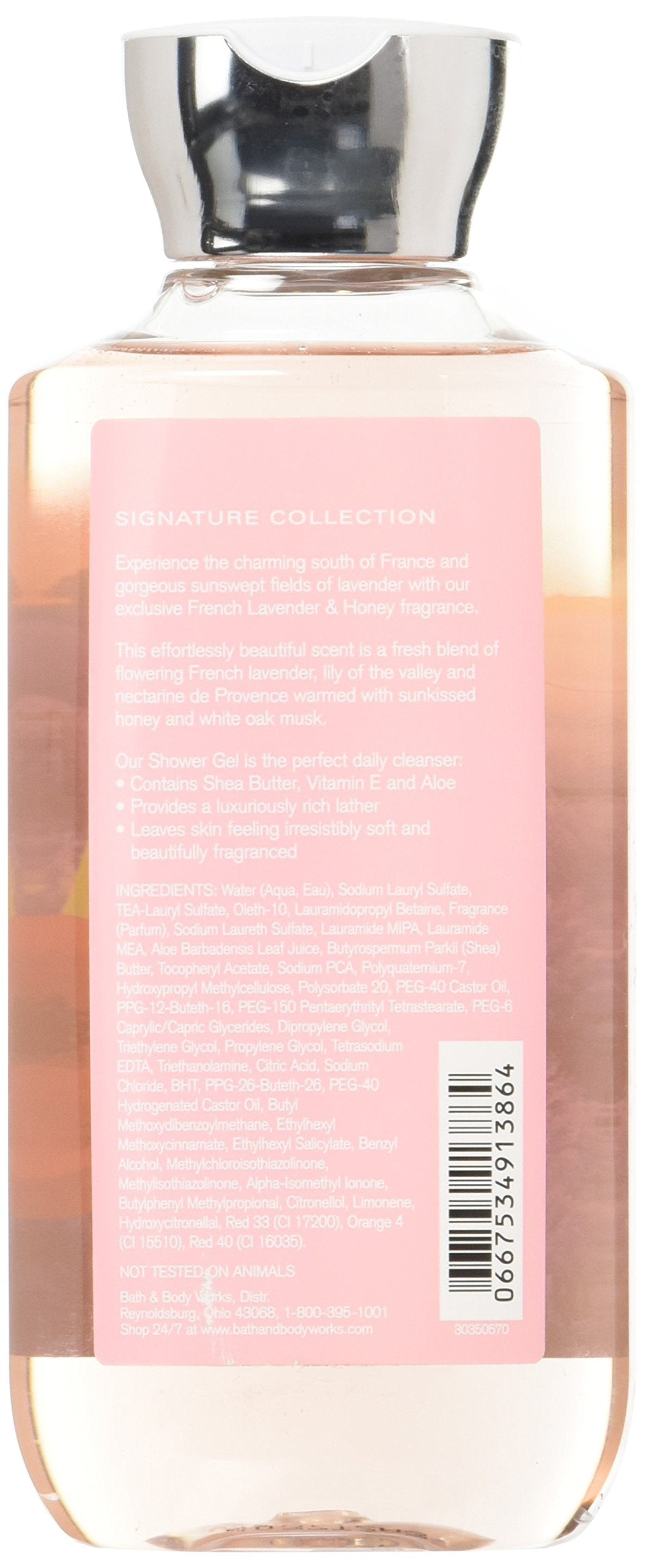 Bath & Body Works French Lavender & Honey Shower Gel 10 oz/295ml Beauty & Personal Care Bath & Body Works