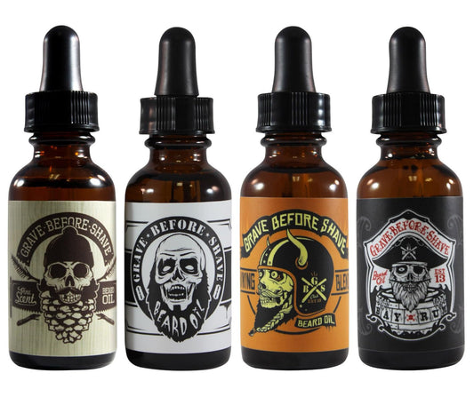 Grave Before Shave™ Beard Oil 4 Pack Beauty & Personal Care Grave Before Shave