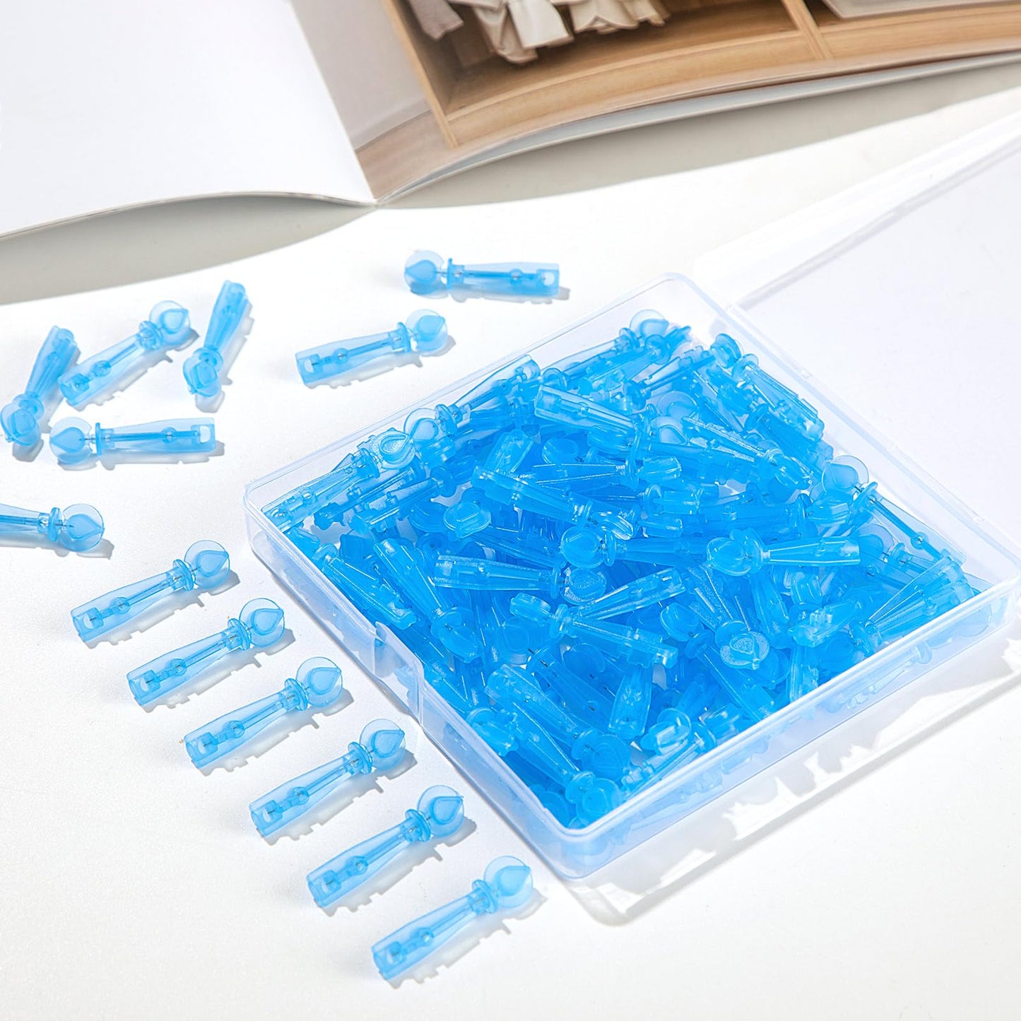 Lancets for Facial Extraction, 100Pcs Disposable Acne Needle Effective Blemish and Blackhead Removal Tools for Clear Skin Beauty and Personal Care HFYHWT