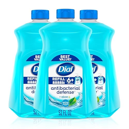 Liquid Hand Soap Refill, Dial Spring Water Hand Wash, 52 Fl Oz (Bundle of 2 Bottle) Beauty & Personal Care JAOSOP