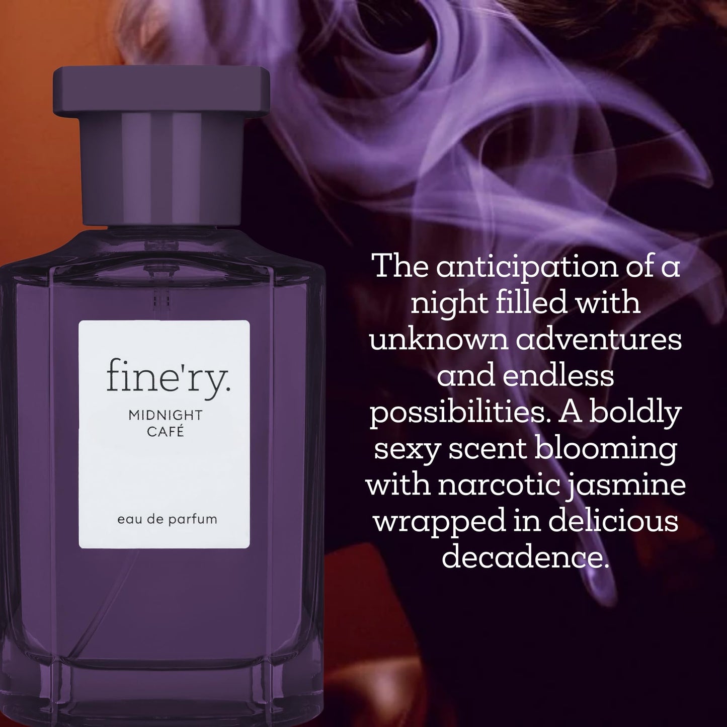 Fine'ry Midnight Cafe Eau De Parfum & Body Mist Set - Warm & Spicy Notes Of Crème De Café & Jasmine - Fragrance Layering Combo (2oz + 5oz) Beauty & Personal Care Fine'ry