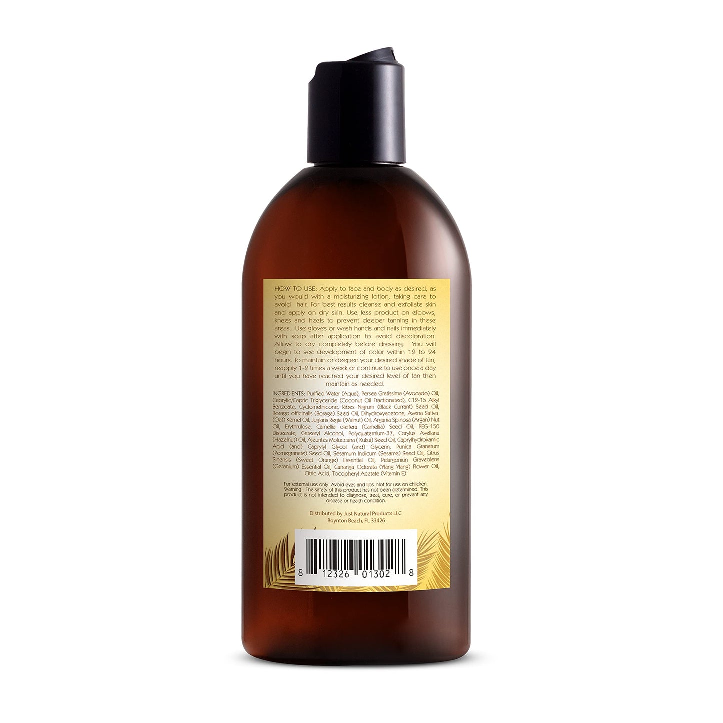 Sunless Tanning Lotion - Light to Medium tones | Indoor Self- Tanner | Body Tanning Lotion | Sun- Kissed Glow| Bronzer Lotion For All Skin Types |Just Beauty & Personal Care Just Nutritive