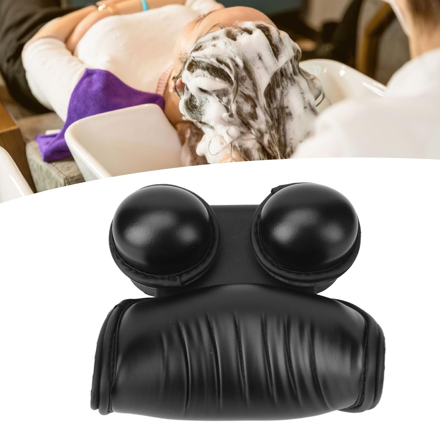 Sonew Salon Neck Rest Cushion, U Shape Ergonomic Shampoo Bowl Neck Pillow Soft Neck Rest for Wash Basin Hair Washing Tray Beauty and Personal Care Sonew