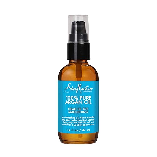 Sheamoisture Multi-Tasking Oil for Smooth Hair and Skin 100% Pure Argan Oil Head-to-Toe Formula 1.6 Fl Oz Beauty & Personal Care SheaMoisture