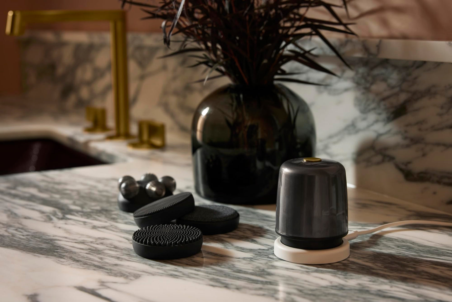 KOHLER K-28683-0 SpaViva All-in-one cleansing device, white Beauty and Personal Care Kohler