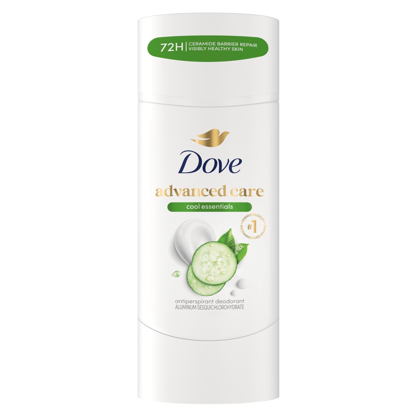Dove Advanced Care Antiperspirant Deodorant for Women Cool Essentials 72 Hour Sweat & Odor Protection 2.6 oz Beauty and Personal Care Dove