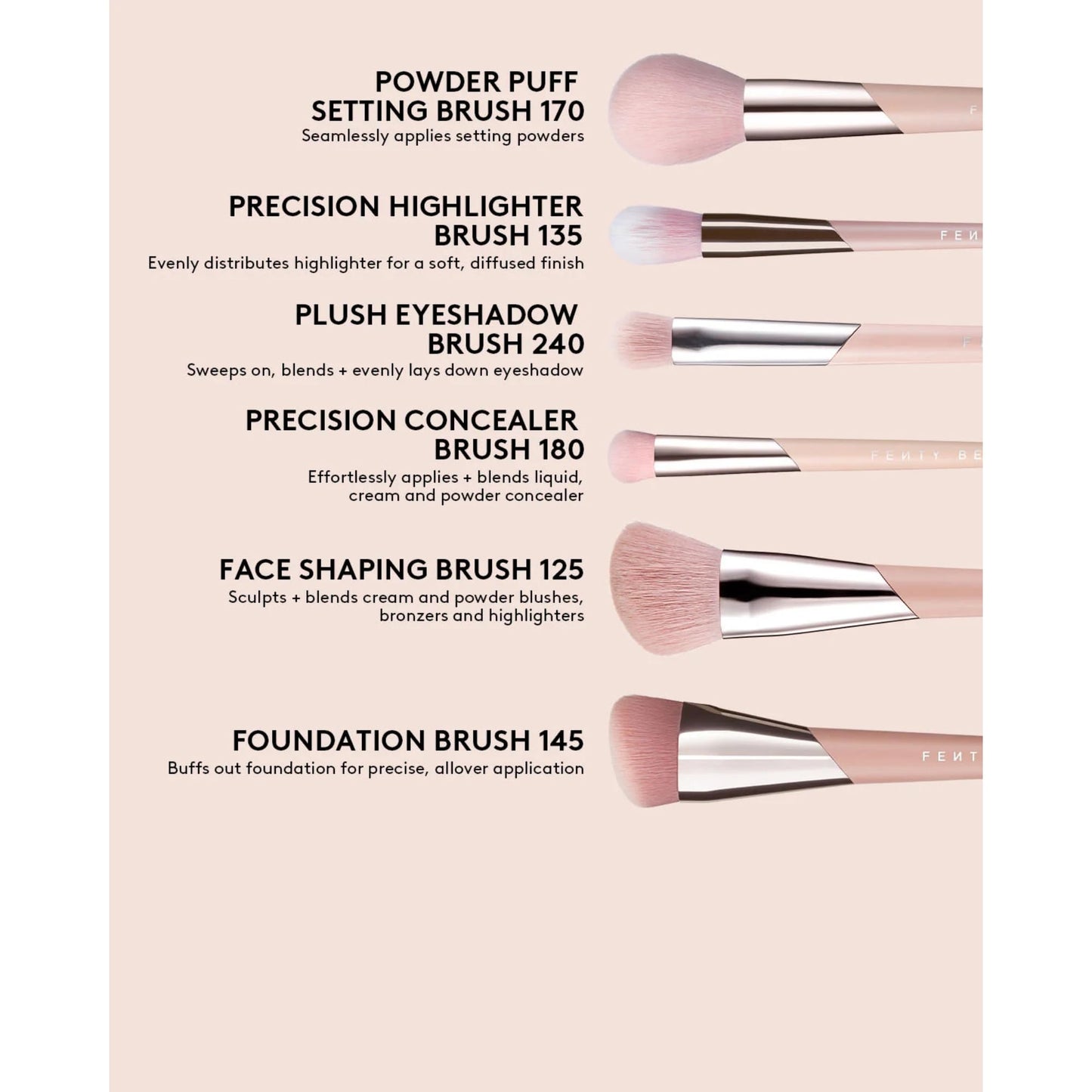 Fenty Beauty by Rihanna Plush Eyeshadow Brush 240 Beauty & Personal Care FENTY BEAUTY