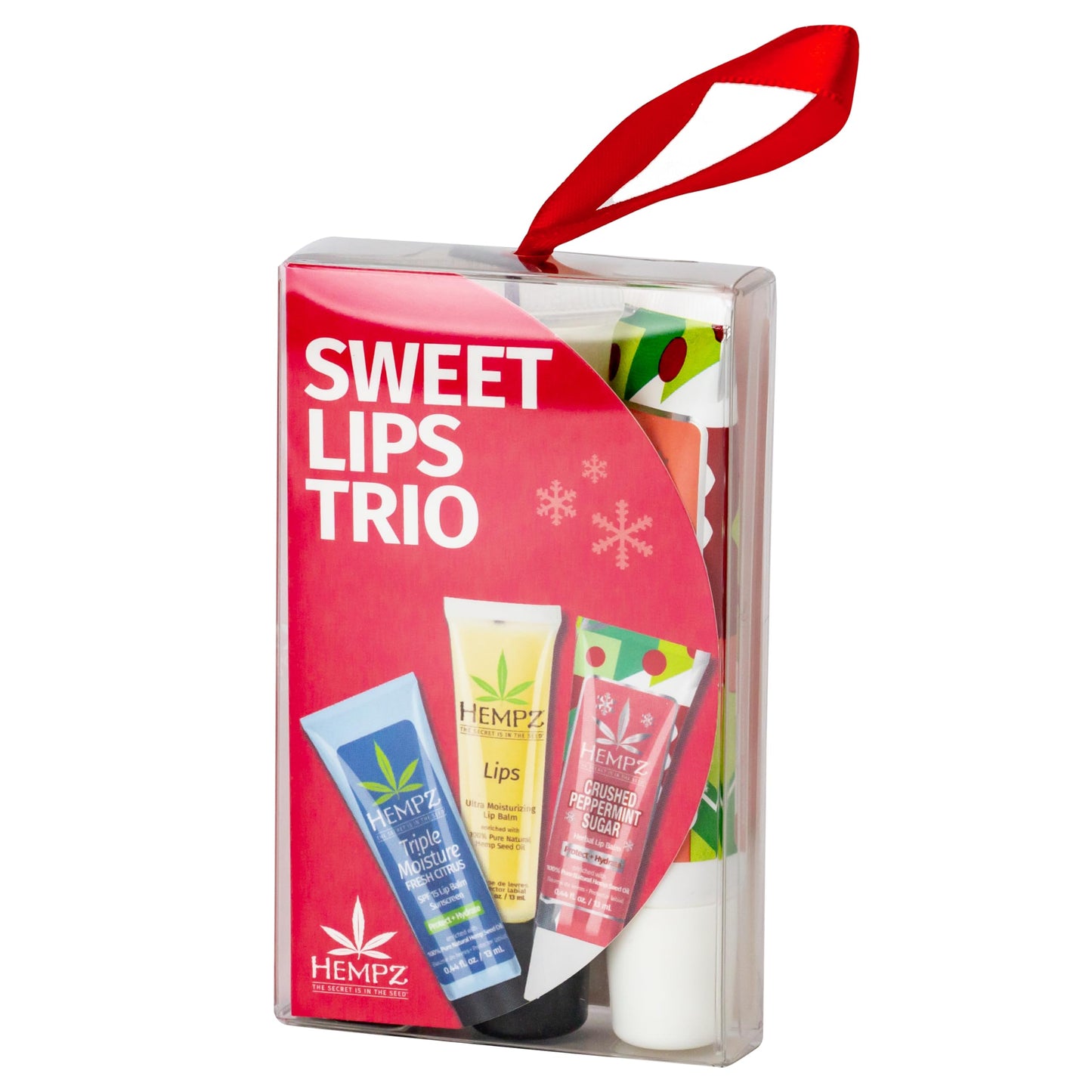Hempz Sweet Lips Trio, 3 Lip Balms, Holiday Gift for Men or Women, Stocking Stuffer Beauty & Personal Care Hempz