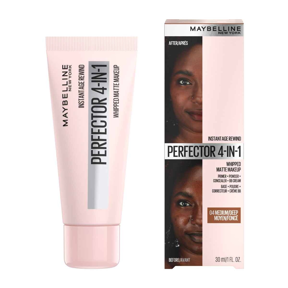 Maybelline Instant Age Rewind Instant Perfector 4-In-1 Matte Makeup, 04 Medium/Deep, 1 Count Beauty & Personal Care MAYBELLINE