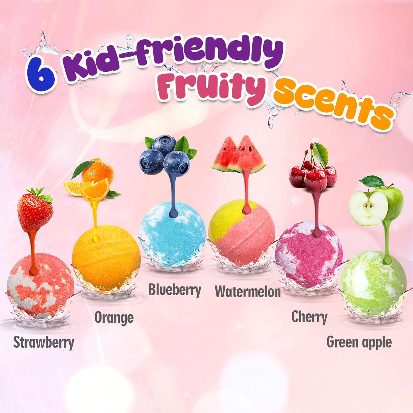 Bath Bombs for Kids Girls with Surprise Toys Inside, Bath Bombs with Jewelry Toys, Birthday Gifts for Girls 4 5 6 7 8 Years Old, Daughter Beauty and Personal Care Santrela