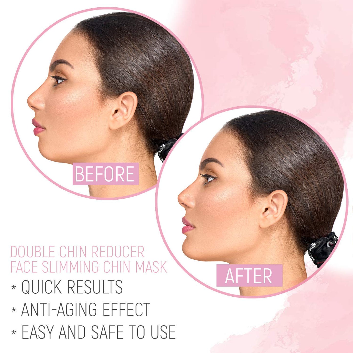 V Line Face Slimming Mask Chin Lifting Belt Sagging Skin Double Chin Reducer Face Lift V Shaped Contour Tightening Strap Reusable Anti-Wrinkle Chin Up Beauty & Personal Care Alayna