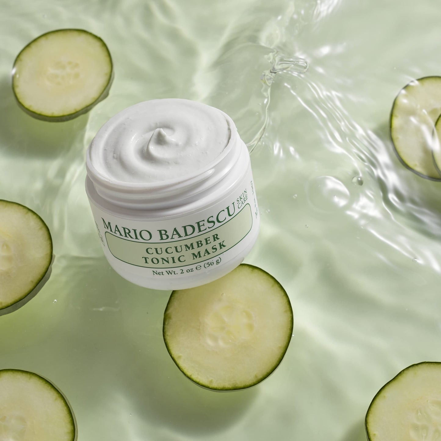 Mario Badescu Purifying Cucumber Tonic Facial Mask - Powerful Deep Cleansing Clay Mask for Congested Skin - Pore Minimizer for Face - Ideal Beauty & Personal Care Mario Badescu