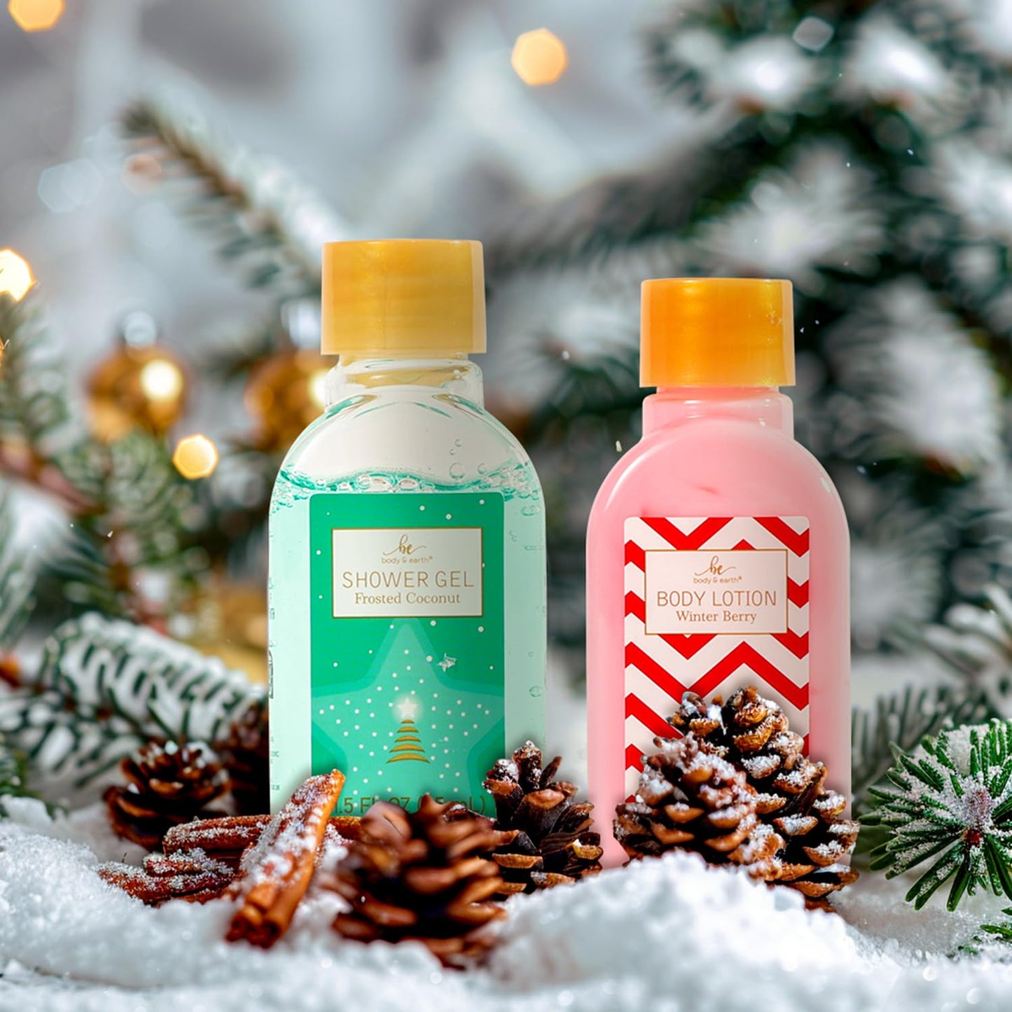 Christmas Advent Calendar 2025, 12 Days of Holiday Advent Calendar for Women, BODY & EARTH Spa Gift Baskets with Snowman Bath Bomb, Scented Candle Beauty and Personal Care BODY & EARTH