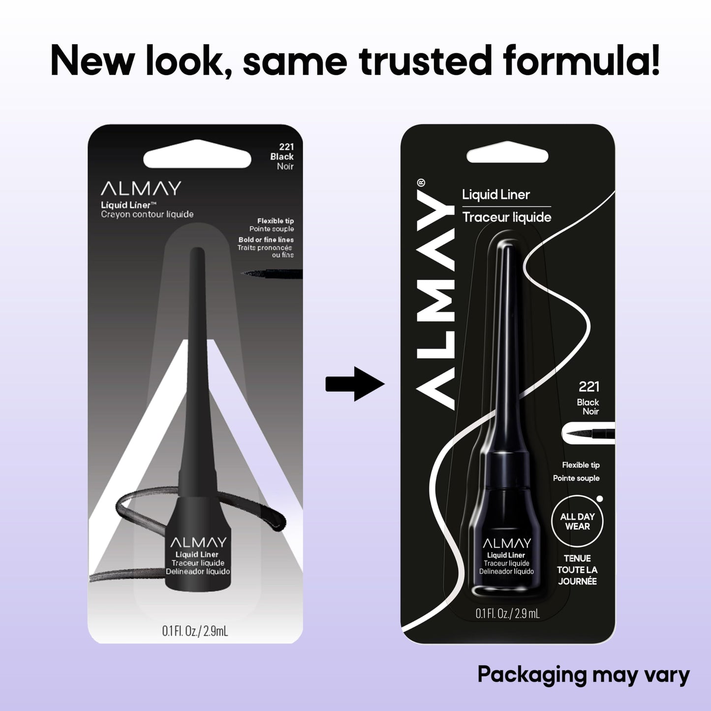 Almay Liquid Eyeliner, Waterproof, Fade-Proof Eye Makeup, Easy-to-Apply Liner Brush (Packaging May Vary), 222 Brown Beauty & Personal Care Almay