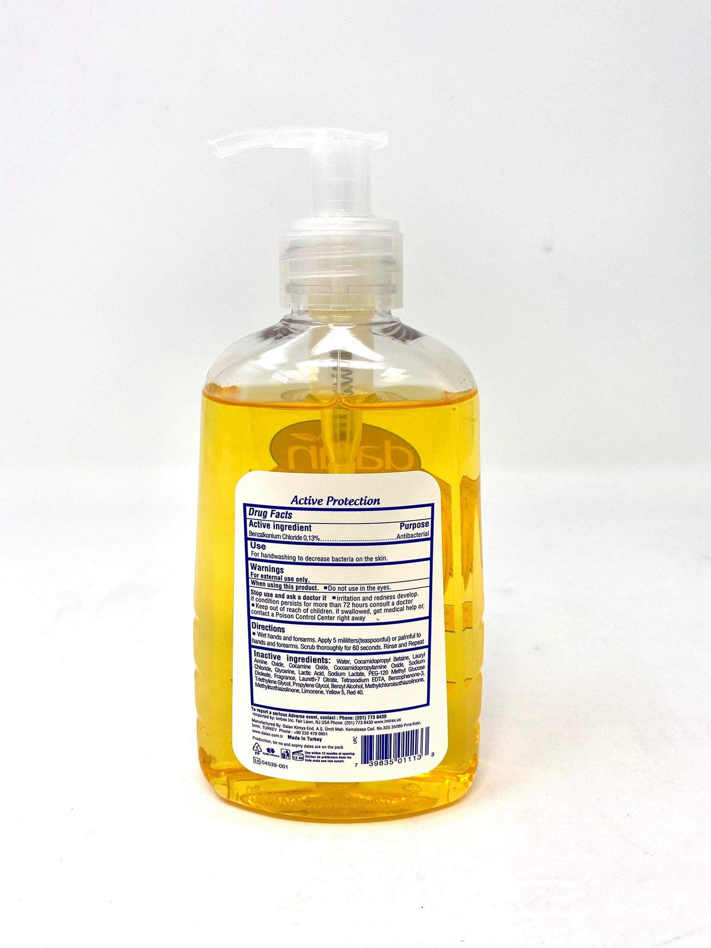 Dalan Hand Wash Anti-Bacterial Active Protection 10.15 Ounce Pump (300ml) Beauty & Personal Care Dalan