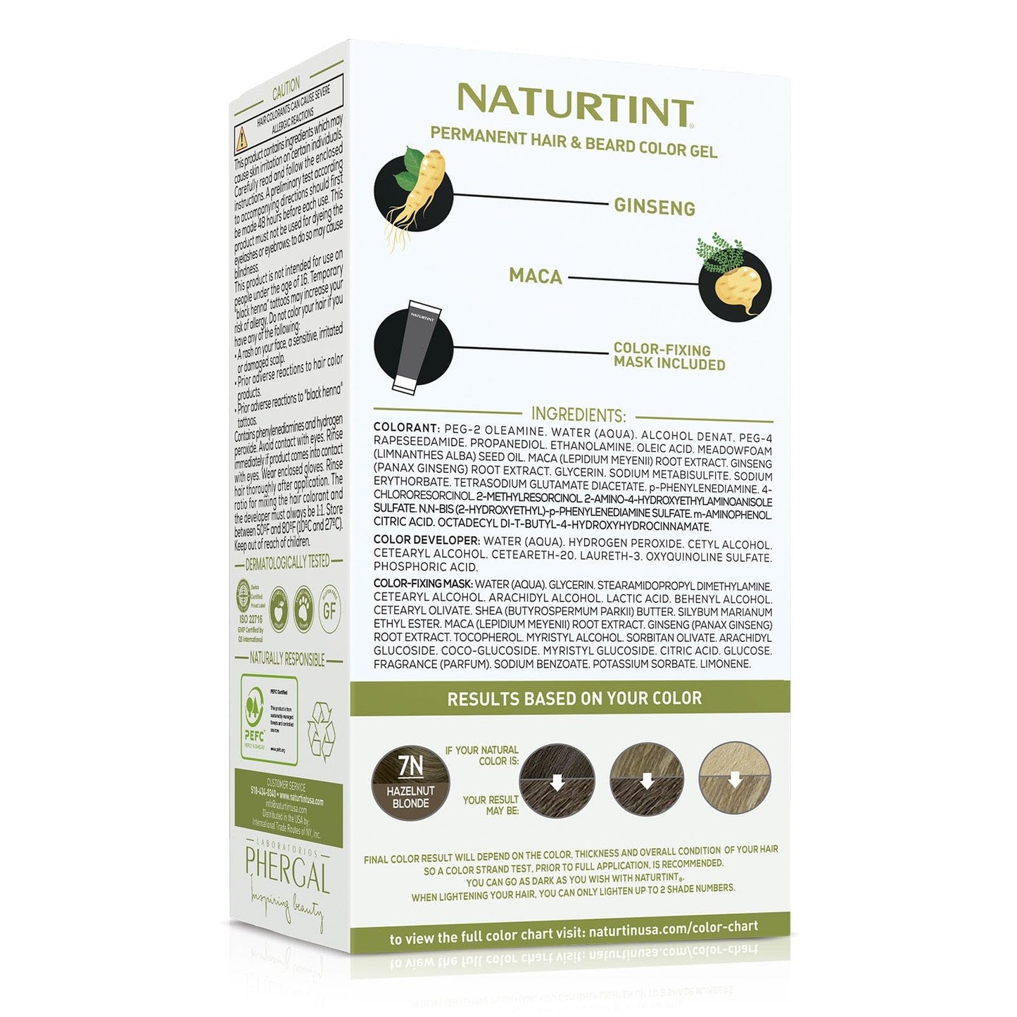 Naturtint Mens Permanent Hair Color for Hair Beard and Mustache (7N Men's Hazelnut Blonde) Beauty & Personal Care Naturtint