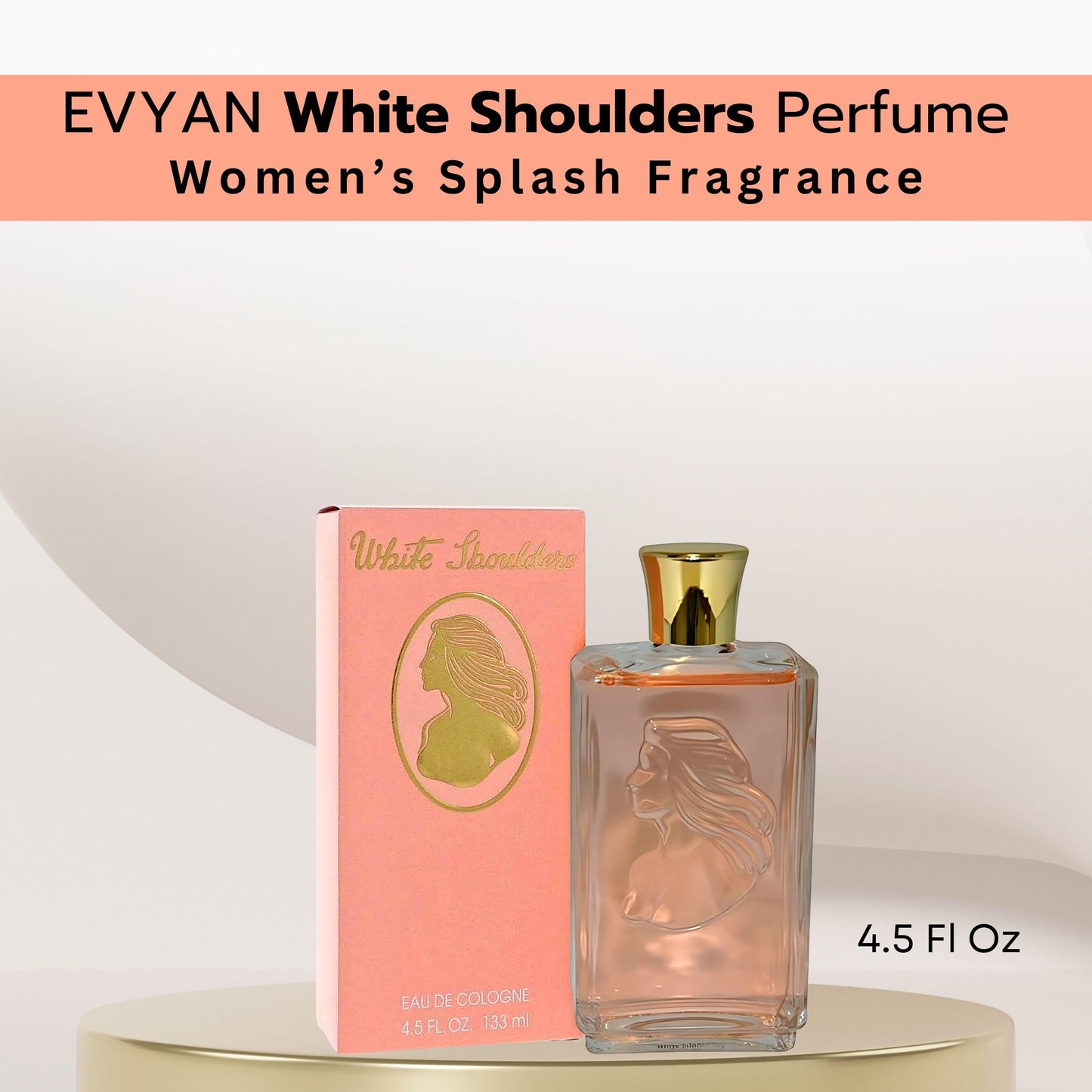 White Shoulders By Evyan For Women. Eau De Cologne 4.5 oz Beauty & Personal Care Evyan