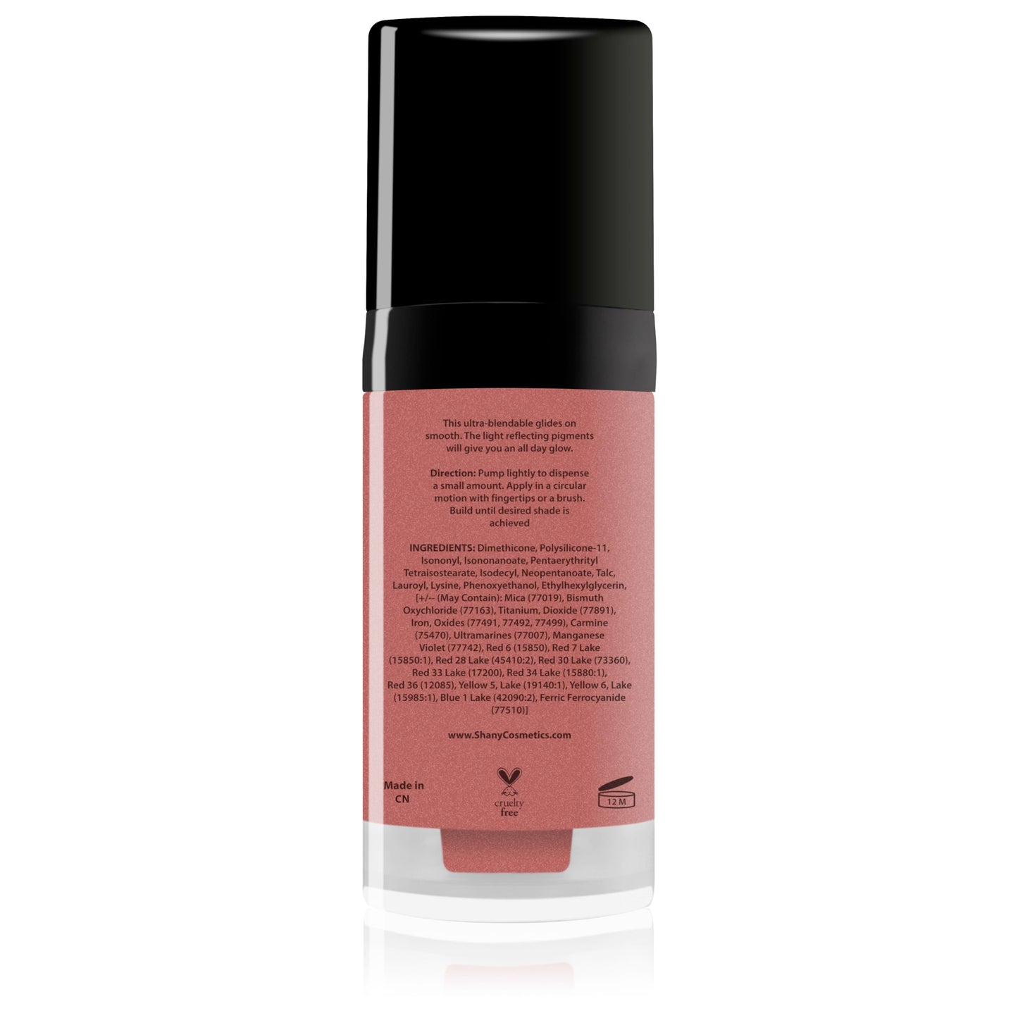 SHANY Paraben Free HD Liquid Cream Blush - Creamy & Blendable Color - ON DUTY Beauty & Personal Care SHANY