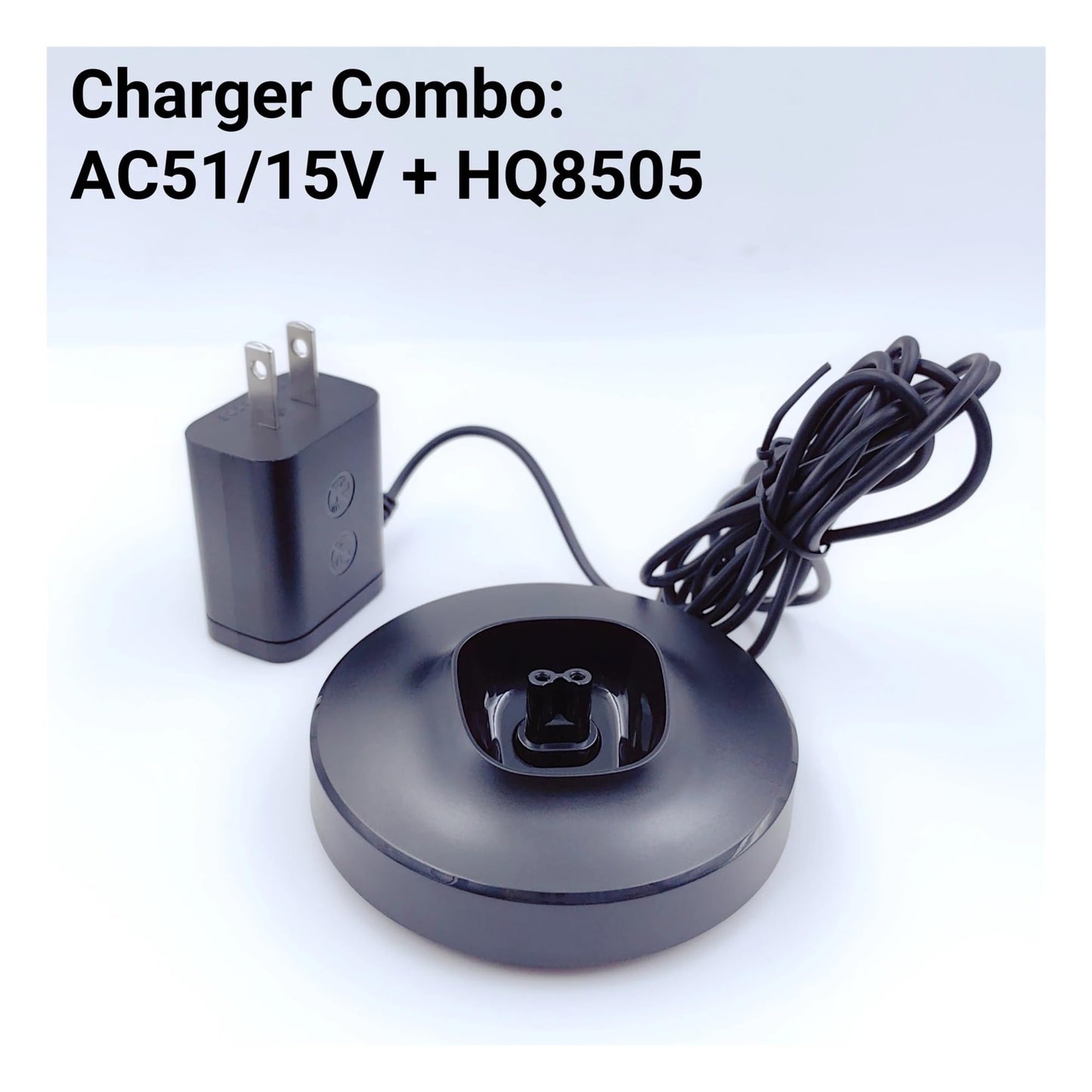 AC51/15V Charging Stand Base with HQ8505 Charger Cord?Compatible for Philips?Compatible for Honeycomb?Series 5000 7000 9000 Shaver S5531(US Plug) Beauty and Personal Care KNVZNWFF