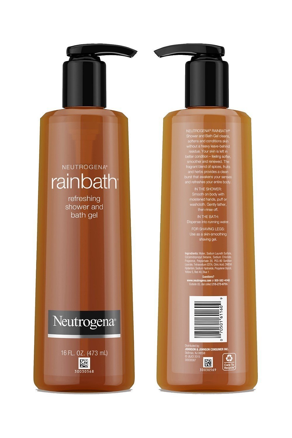 Neutrogena Rainbath Multi-Pack of 3, 1 Original Formula, 1 Pomegranate and 1 Ocean Mist, 16 fl oz bottles Beauty & Personal Care Neutrogena