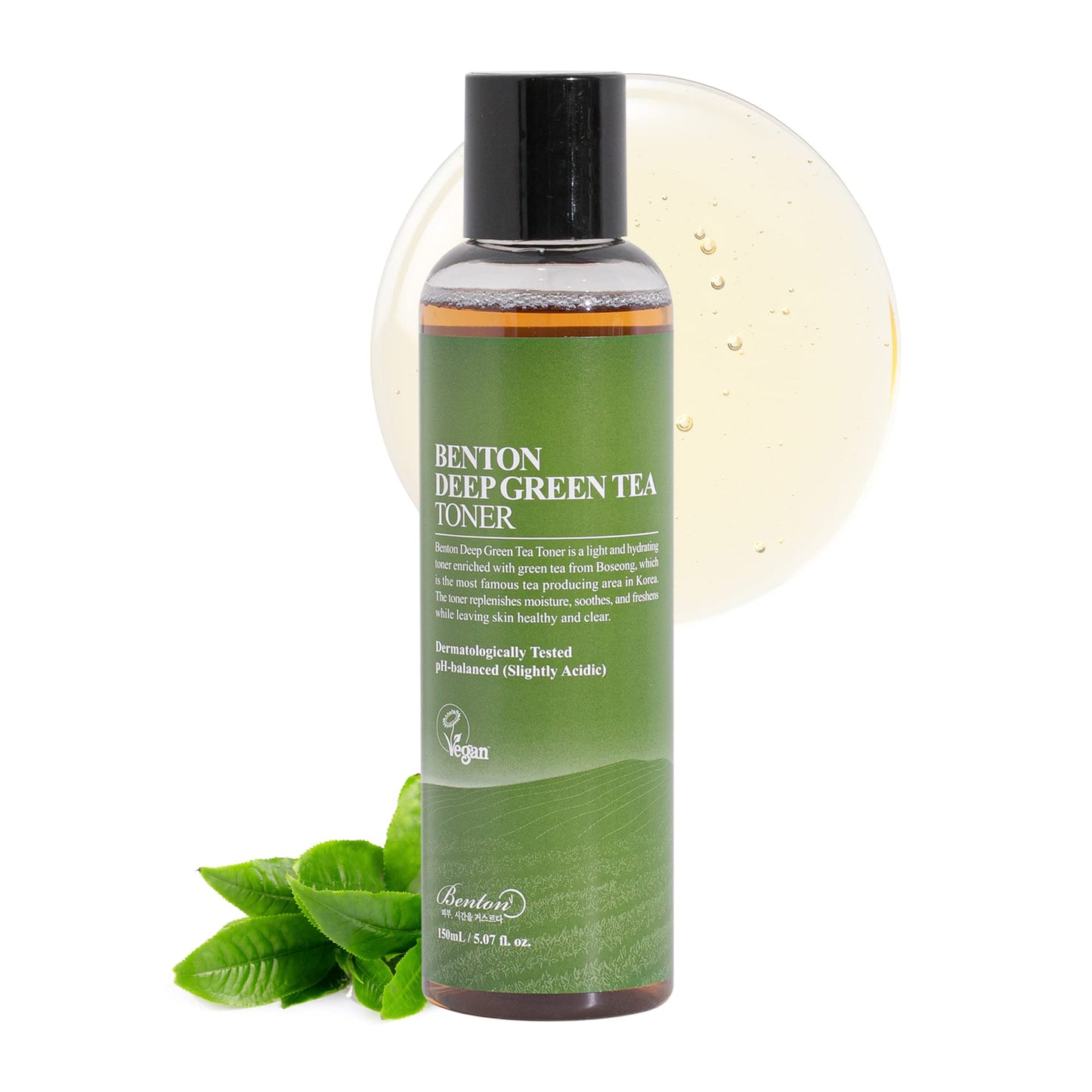 BENTON Deep Green Tea Toner - 150ml (5.07 fl.oz) for Face, Sensitive & Oily Skin Beauty & Personal Care BENTON