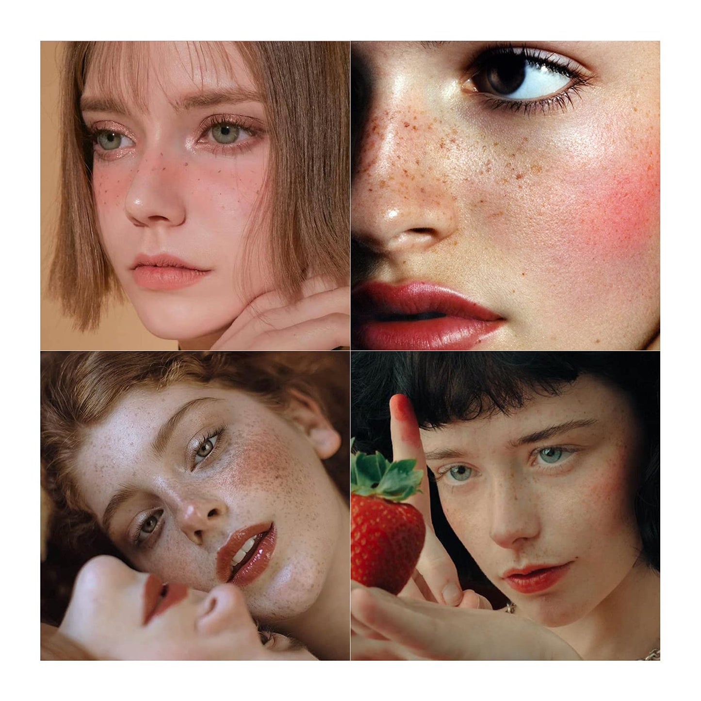 Marine Forest Freckle Pen 2 Colors Waterproof Long Lasting Quick Dry Small Spot Natural Like Face Freckle Makeup Pen, Dark Brown and Light Brown Beauty & Personal Care Marine Forest